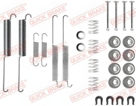 Монтажный комплект тормозных колодок для MITSUBISHI L200, QUICK BRAKE (1050787)