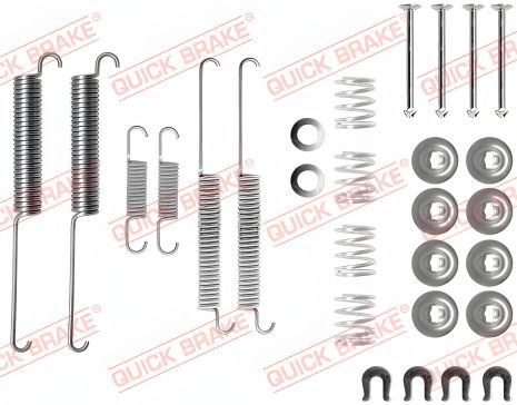 Монтажный комплект тормозных колодок для MITSUBISHI L200, QUICK BRAKE (1050787)