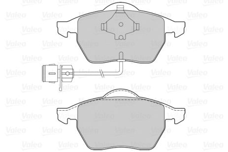 Комплект гальмівних колодок AUDI A6, AUDI A8, AUDI 100, VALEO (301049)