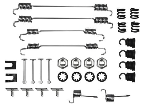 Монтажний к-кт гальмівних колодок PEUGEOT 405, PEUGEOT 306, TRW (SFK218) Монтажний к-кт гальмівних колодок PEUGEOT 405, PEUGEOT 306, TRW (SFK218)