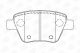 Комплект гальмівних колодок FORD KUGA, SEAT LEON, SKODA SUPERB, CHAMPION (573312CH)