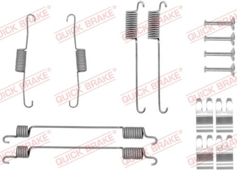 Комплектующие, тормозная колодка, FORD PUMA, QUICK BRAKE (1050030)