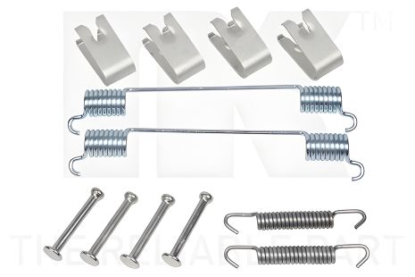 PEUGEOT BIPPER, CITROËN NEMO, LANCIA MUSA монтажний к-кт гальмівних колодок, NK (7925814)