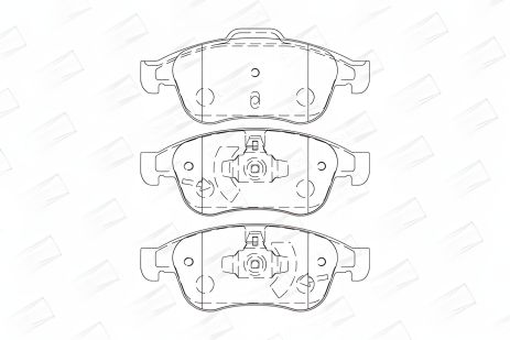 Гальмівних колодок комплект NISSAN TERRANO, DACIA DUSTER, RENAULT SCÉNIC, CHAMPION (573268CH) Гальмівних колодок комплект NISSAN TERRANO, DACIA DUSTER, RENAULT SCÉNIC, CHAMPION (573268CH)