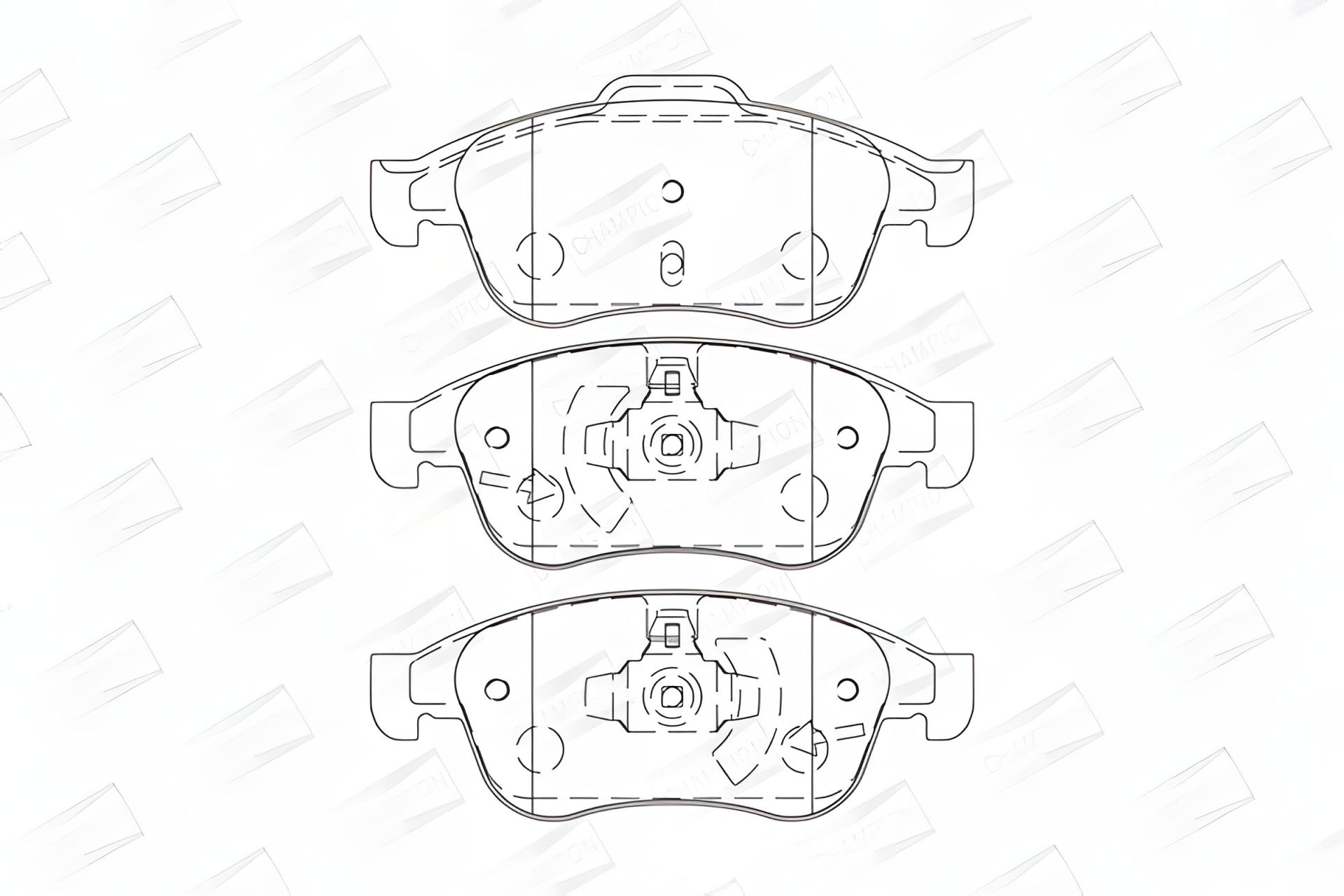 Гальмівних колодок комплект NISSAN TERRANO, DACIA DUSTER, RENAULT SCÉNIC, CHAMPION (573268CH) Гальмівних колодок комплект NISSAN TERRANO, DACIA DUSTER, RENAULT SCÉNIC, CHAMPION (573268CH)