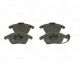 Комплект тормозных колодок SKODA FABIA, SEAT TOLEDO, AUDI A1, BOSCH (0986495412)