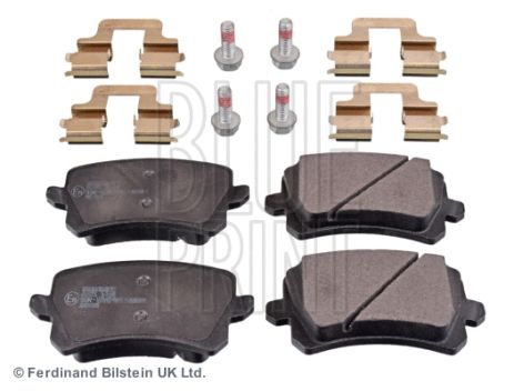 Комплект тормозных колодок SEAT ALHAMBRA, VW PASSAT, AUDI Q3, BLUE PRINT (ADV184231)