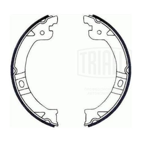 Гальмівні колодки для стоянки DODGE CARAVAN, CHRYSLER VOYAGER та GRAND від TRIALLI (GF4625)
