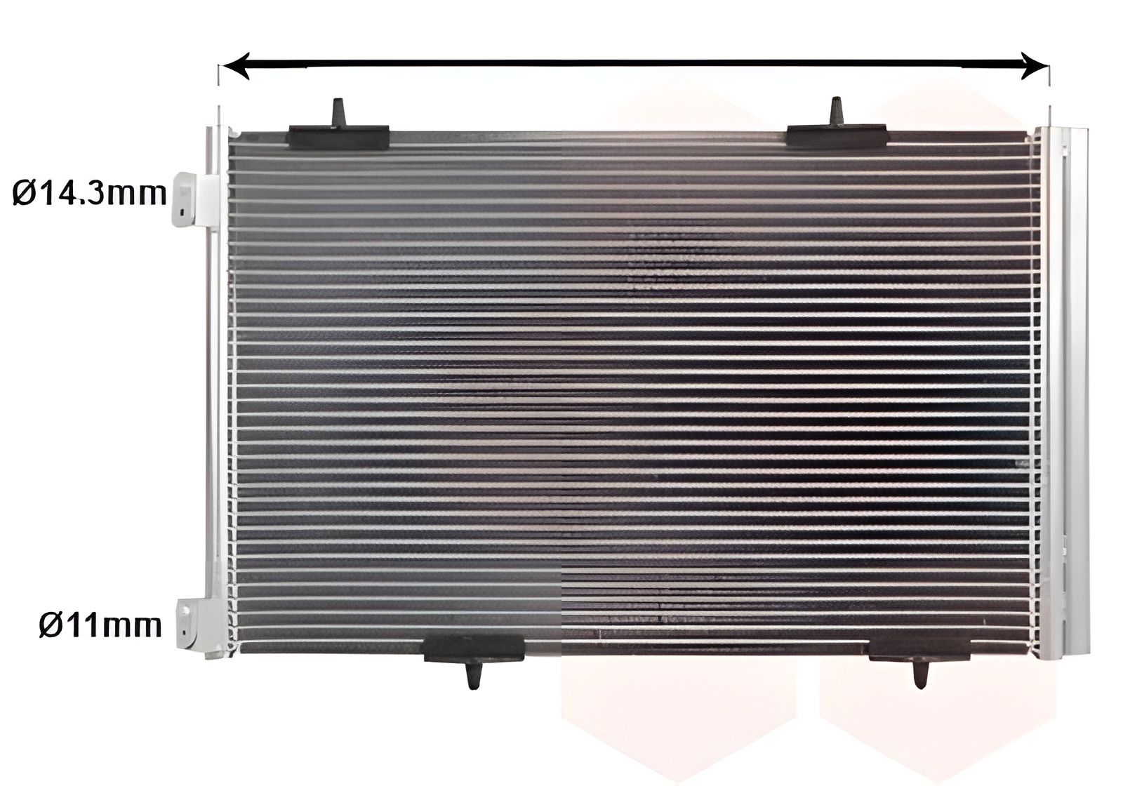 Кондиціонера радіатор, конденсор CITROËN C-ELYSEE, Van Wezel (09005290) Кондиціонера радіатор, конденсор CITROËN C-ELYSEE, Van Wezel (09005290)