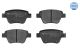 Комплект гальмівних колодок SKODA SUPERB, SEAT ALTEA, AUDI A1, MEYLE (0252456317)