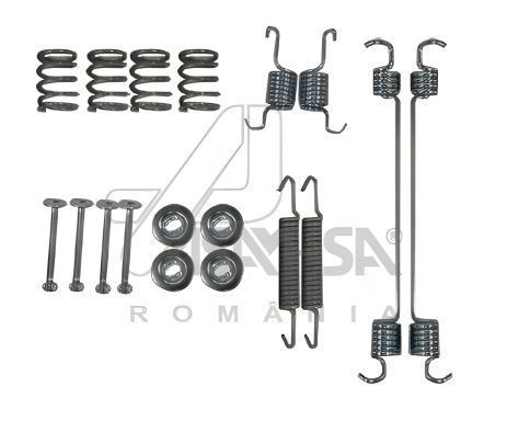 Комплект для монтажу задніх гальм колодок для Logan 04-/Sandero 08- від ASAM (01341) d180mm Комплект для монтажу задніх гальм колодок для Logan 04-/Sandero 08- від ASAM (01341) d180mm