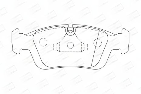 Тормозные колодки для BENTLEY TURBO, ALPINA ROADSTER, BMW Z4, CHAMPION (571959CH)