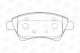 Комплект тормозных колодок RENAULT MEGANE, RENAULT GRAND SCÉNIC, RENAULT SCÉNIC, CHAMPION (573124CH)
