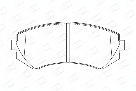 NISSAN PATROL, NISSAN ALMERA, NISSAN 240SX Гальмівні колодки комплект, CHAMPION (572541CH) NISSAN PATROL, NISSAN ALMERA, NISSAN 240SX Гальмівні колодки комплект, CHAMPION (572541CH)
