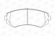 Комплект тормозных колодок NISSAN PATROL, NISSAN ALMERA, NISSAN 240SX, CHAMPION (572541CH)