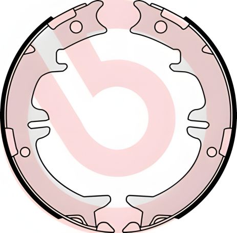 Комплект накладок гальма стоянки MITSUBISHI PAJERO, LEXUS IS, TOYOTA AVENSIS, BREMBO (S83542) Комплект накладок гальма стоянки MITSUBISHI PAJERO, LEXUS IS, TOYOTA AVENSIS, BREMBO (S83542)