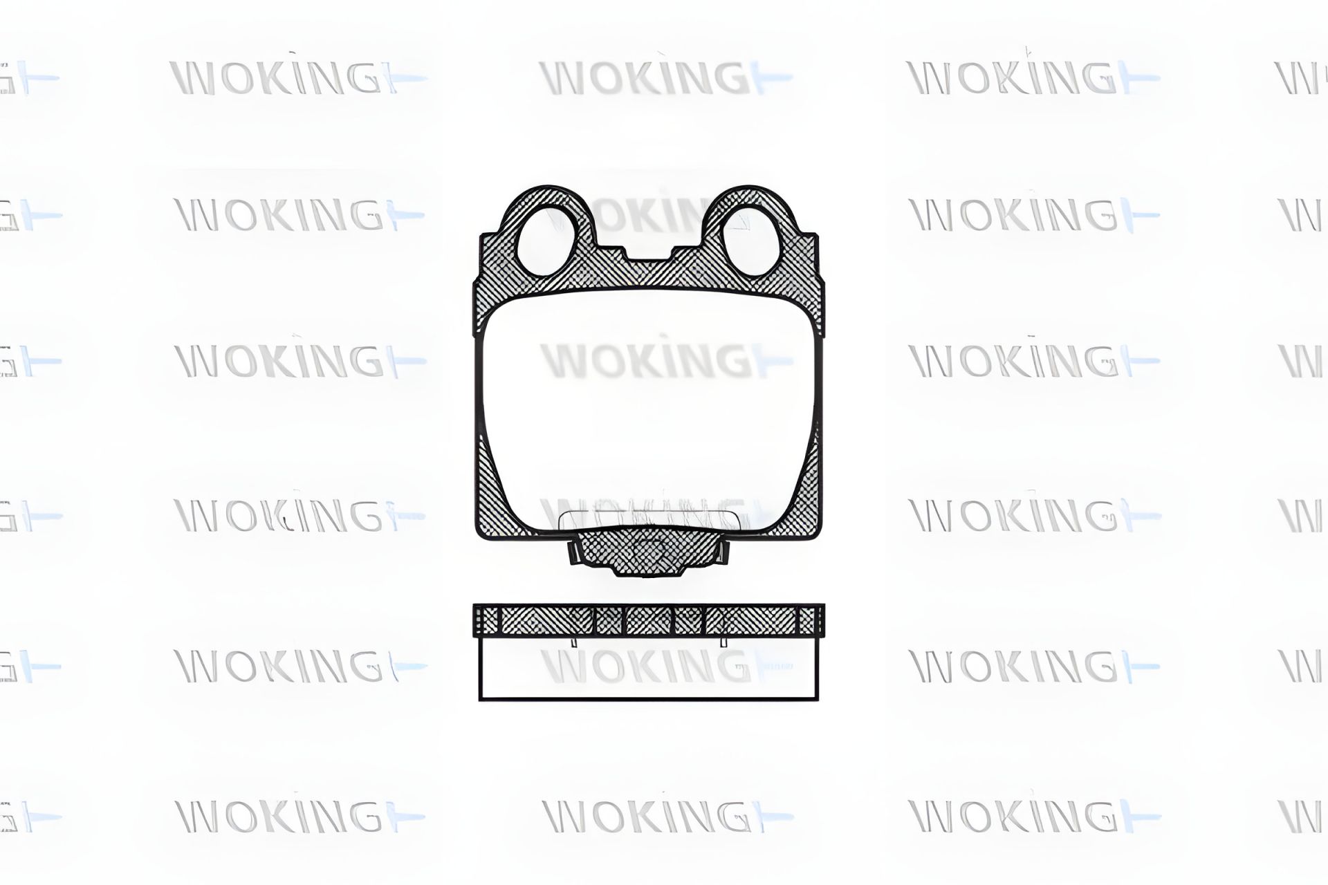 Комплект гальмівних колодок LEXUS IS, LEXUS SC, LEXUS GS, WOKING (P643304) Комплект гальмівних колодок LEXUS IS, LEXUS SC, LEXUS GS, WOKING (P643304)