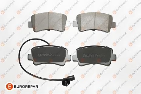 Комплект гальмівних колодок NISSAN INTERSTAR, OPEL MOVANO, RENAULT MASTER, EUROREPAR (1617287580) Комплект гальмівних колодок NISSAN INTERSTAR, OPEL MOVANO, RENAULT MASTER, EUROREPAR (1617287580)