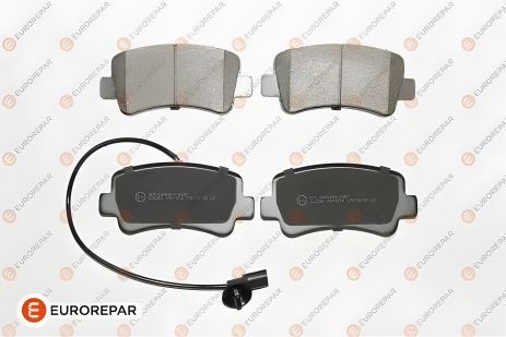 Комплект гальмівних колодок NISSAN INTERSTAR, OPEL MOVANO, RENAULT MASTER, EUROREPAR (1617287580) Комплект гальмівних колодок NISSAN INTERSTAR, OPEL MOVANO, RENAULT MASTER, EUROREPAR (1617287580)
