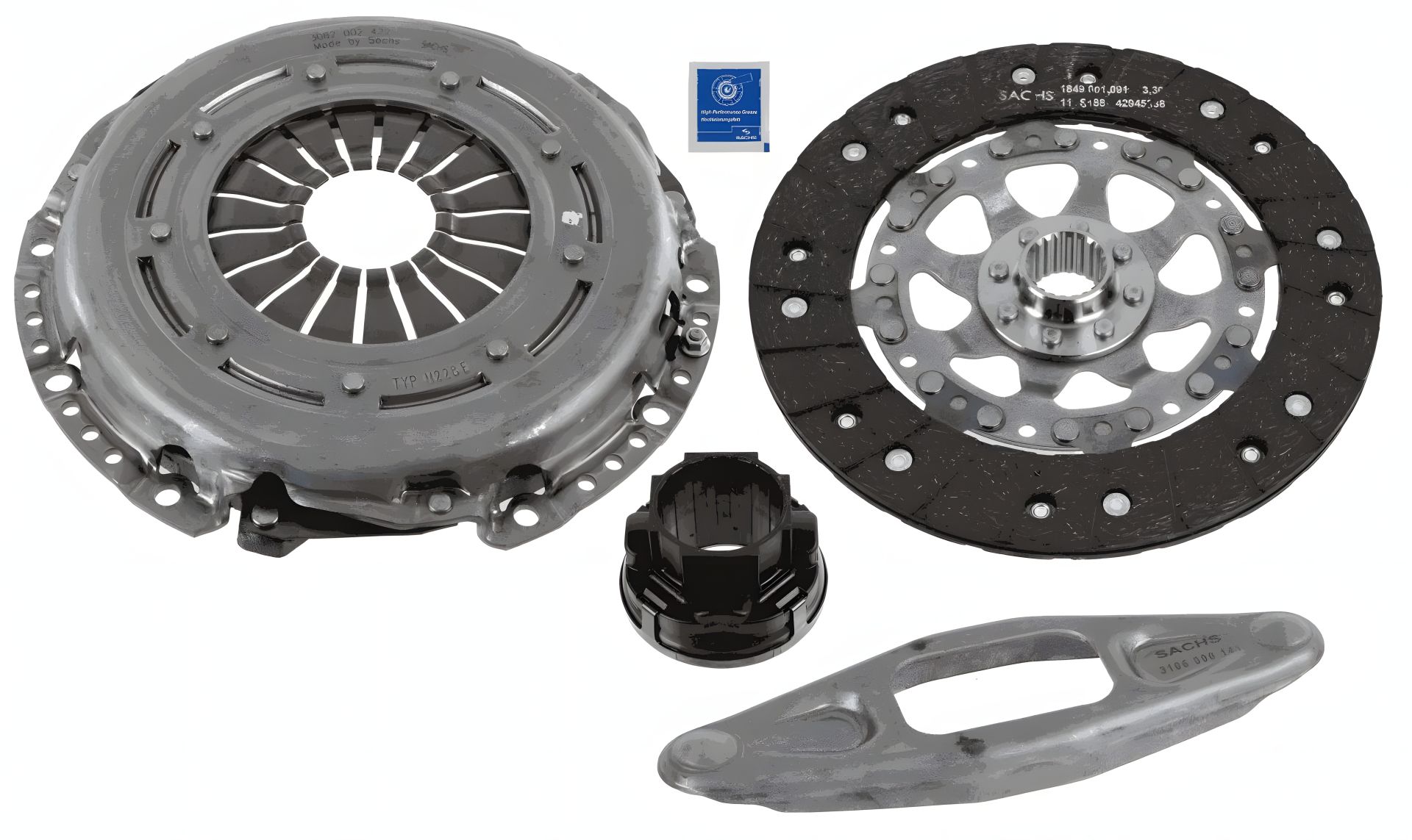 Комплект зчеплення BMW (BRILLIANCE), BMW 1, BMW X1, SACHS (3000970122) Комплект зчеплення BMW (BRILLIANCE), BMW 1, BMW X1, SACHS (3000970122)