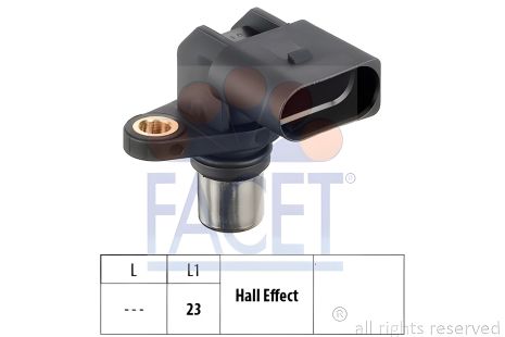 Датчик фаз розпредвалу для BENTLEY CONTINENTAL, PORSCHE CAYENNE, V-CLASS, FACET (90351) Датчик фаз розпредвалу для BENTLEY CONTINENTAL, PORSCHE CAYENNE, V-CLASS, FACET (90351)