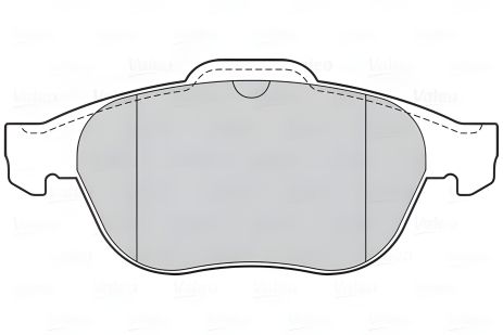 Комплект тормозных колодок RENAULT LAGUNA, RENAULT SCÉNIC, VALEO (302221)