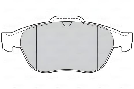 Комплект тормозных колодок RENAULT LAGUNA, RENAULT SCÉNIC, VALEO (302221)