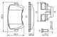 Комплект гальмівних колодок SEAT ALHAMBRA, VW PASSAT, AUDI Q3, BOSCH (0986494731)