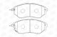Комплект тормозных колодок SUBARU LEGACY, SUBARU WRX, SUBARU OUTBACK, CHAMPION (572638CH)