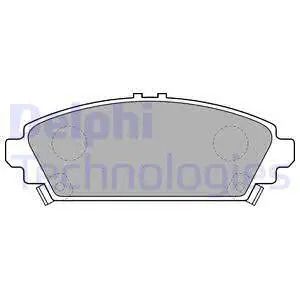 Комплект тормозных колодок HONDA CIVIC, HONDA ACCORD, DELPHI (LP1526)