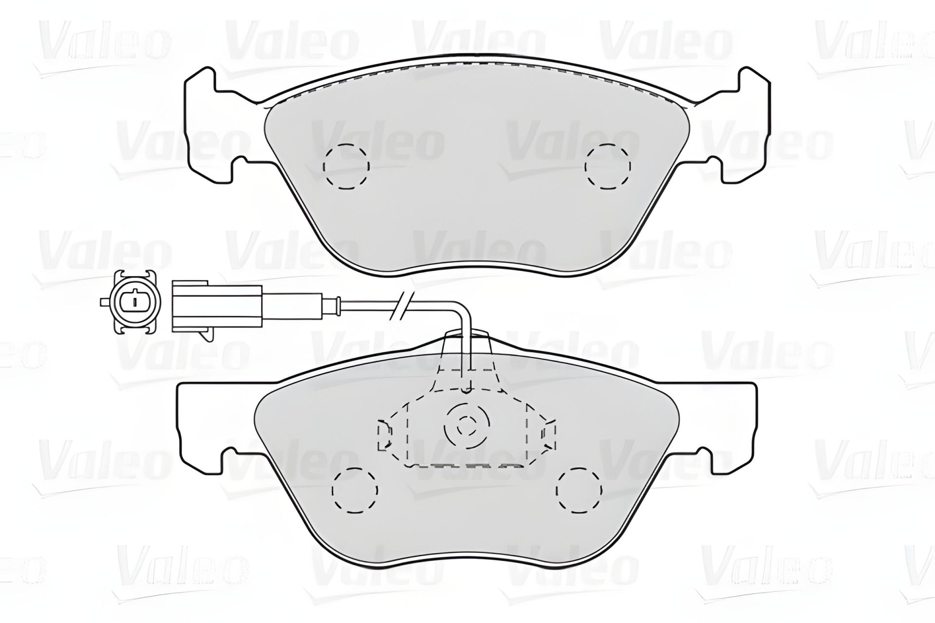 Набор тормозных колодок для FIAT STRADA, ALFA ROMEO, LANCIA LYBRA, VALEO (301990) Набор тормозных колодок для FIAT STRADA, ALFA ROMEO, LANCIA LYBRA, VALEO (301990)