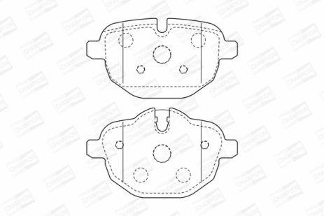 Комплект гальмівних колодок BMW 5, BUICK LESABRE, BMW X4, CHAMPION (573352CH) Комплект гальмівних колодок BMW 5, BUICK LESABRE, BMW X4, CHAMPION (573352CH)