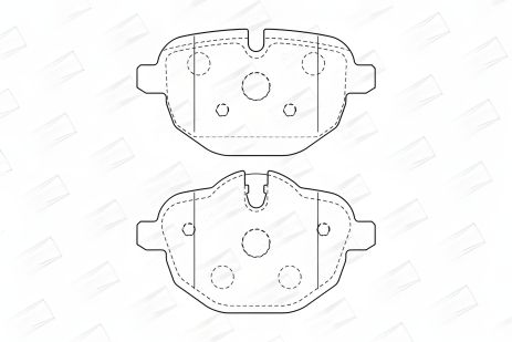 Комплект тормозных колодок для BMW 5, BUICK LESABRE, BMW X4, CHAMPION (573352CH) Комплект тормозных колодок для BMW 5, BUICK LESABRE, BMW X4, CHAMPION (573352CH)