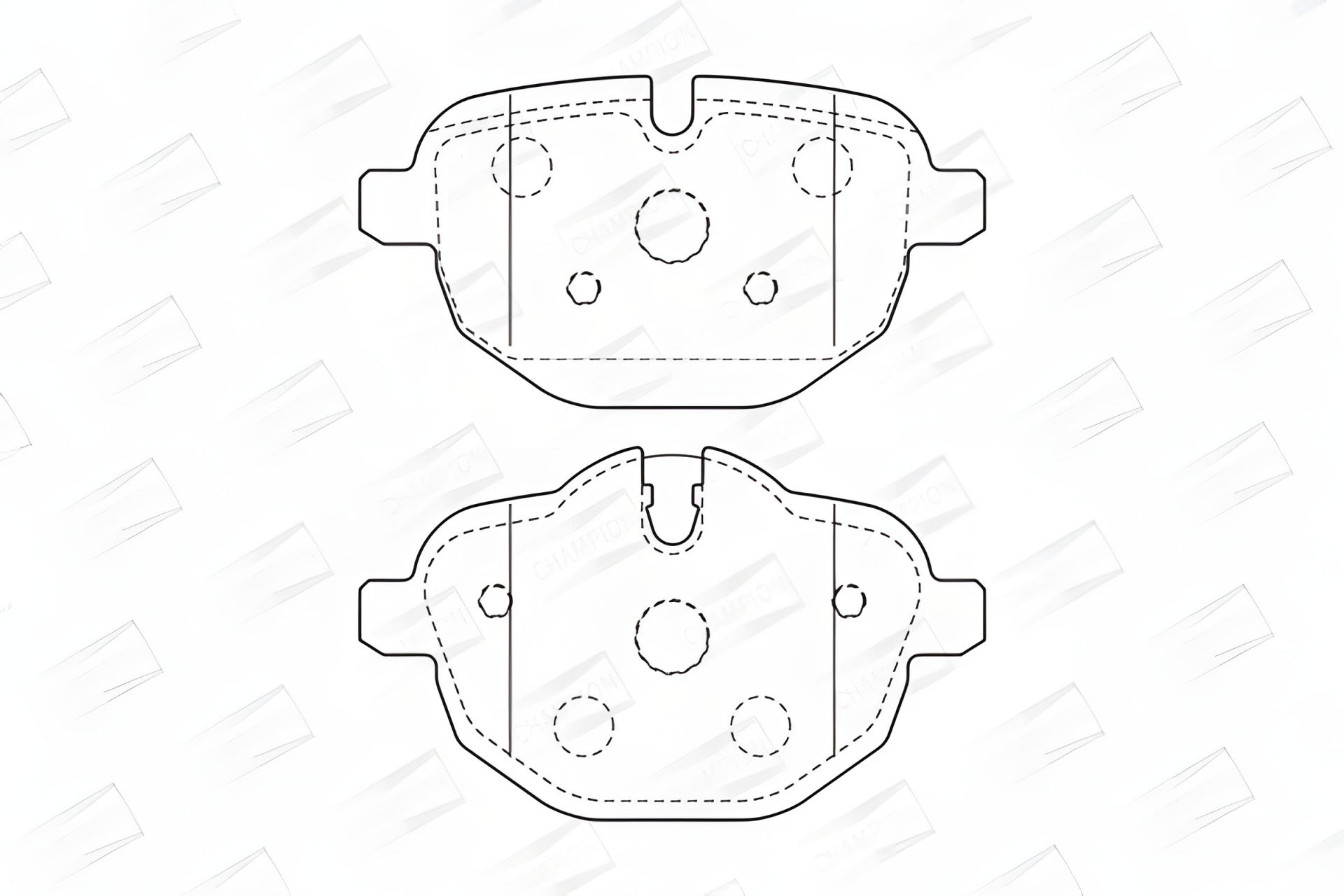Гальмівні колодки BMW 5, BUICK LESABRE, BMW X4 від CHAMPION (573352CH) Гальмівні колодки BMW 5, BUICK LESABRE, BMW X4 від CHAMPION (573352CH)