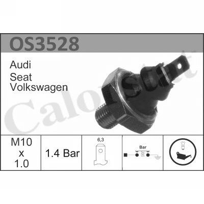 Датчик тиску оливи MERCEDES-BENZ V-CLASS, SKODA OCTAVIA, FORD GALAXY, CALORSTAT BY VERNET (OS3528)