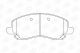 Комплект гальмівних колодок PEUGEOT 4008, CITROËN C4, CHRYSLER SEBRING, CHAMPION (573278CH)