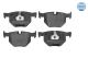 Комплект тормозных колодок BMW X5, BMW X6, MEYLE (0252128217)