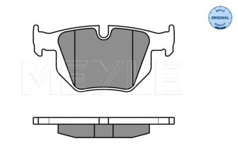 Комплект тормозных колодок BMW X5, BMW X6, MEYLE (0252128217)