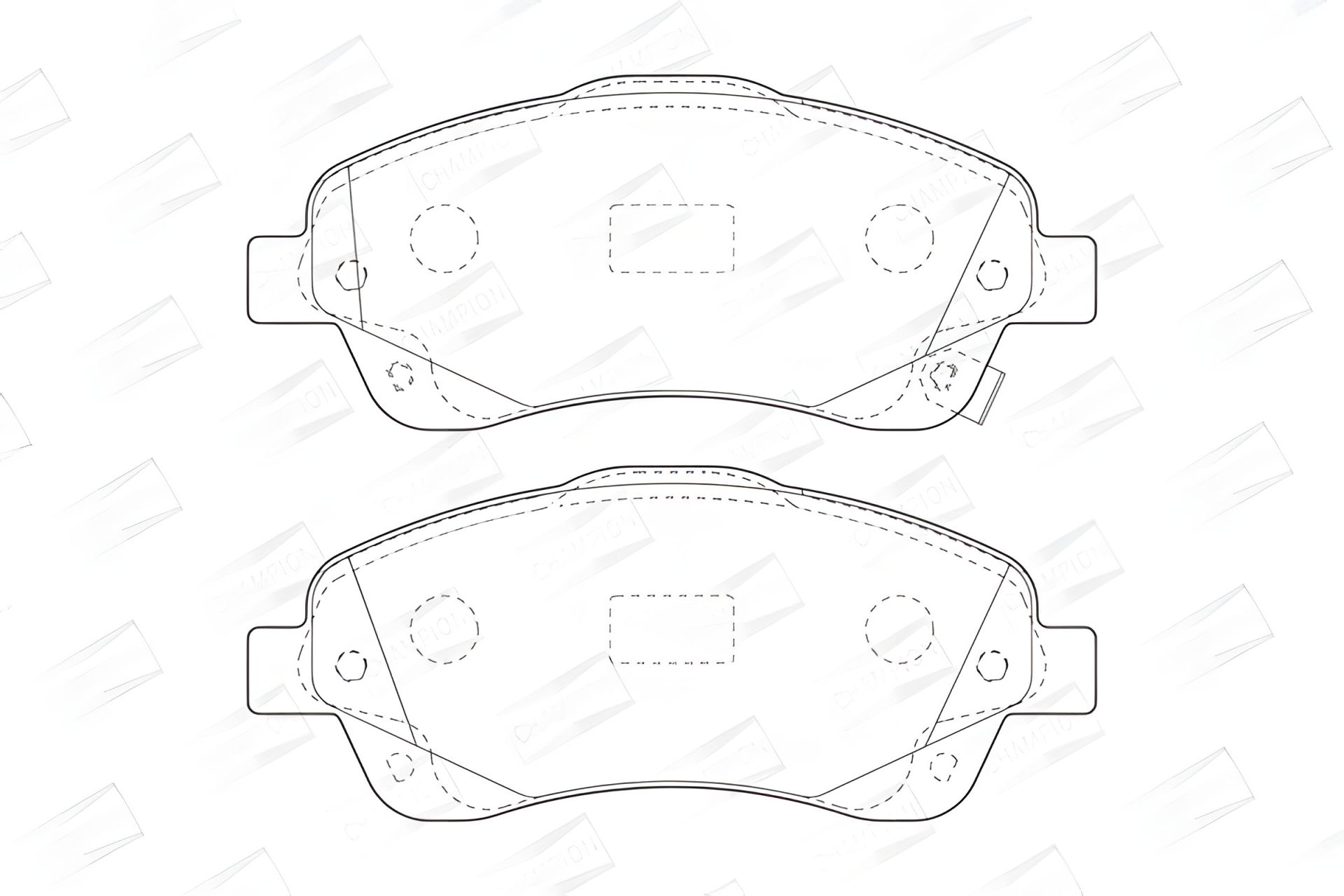 Комплект тормозных колодок для TOYOTA COROLLA и AVENSIS, CHAMPION (572485CH) Комплект тормозных колодок для TOYOTA COROLLA и AVENSIS, CHAMPION (572485CH)