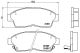 BREMBO комплект тормозных колодок для TOYOTA CALDINA, CRESTA, CROWN (P83034) BREMBO комплект тормозных колодок для TOYOTA CALDINA, CRESTA, CROWN (P83034)