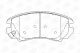 Комплект гальмівних колодок KIA OPTIMA, HYUNDAI TUCSON, HYUNDAI TIBURON, CHAMPION (572514CH)