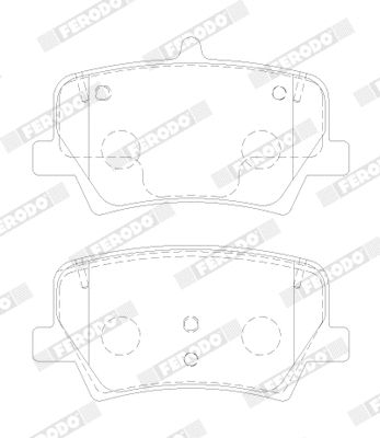 Комплект гальмівних колодок VOLVO XC40, FERODO (FDB5157)