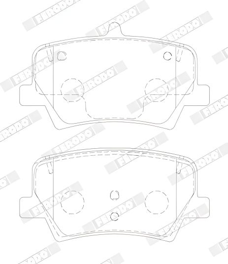 Гальмівних колодок комплект VOLVO XC40, FERODO (FDB5157) Гальмівних колодок комплект VOLVO XC40, FERODO (FDB5157)