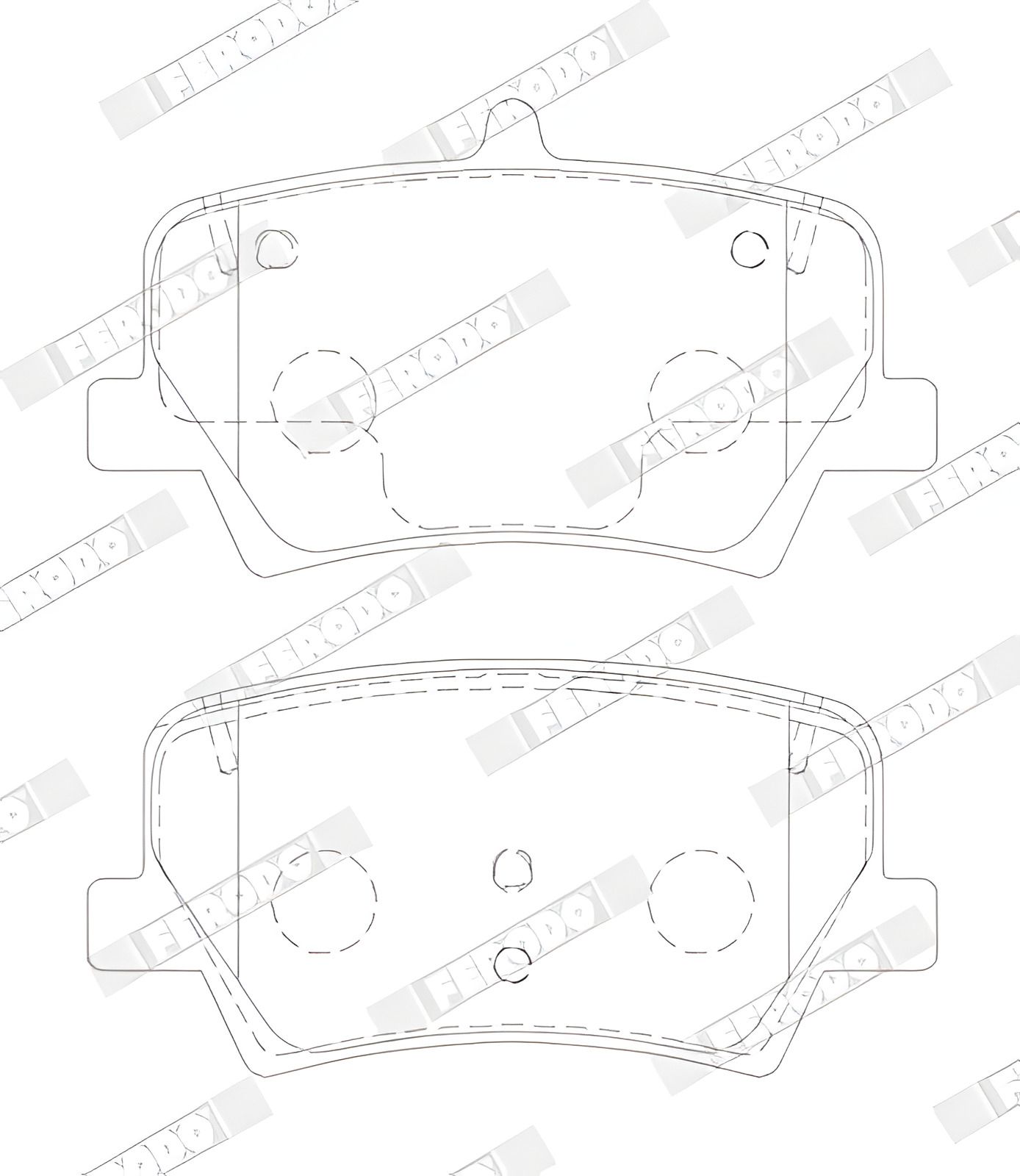 Гальмівних колодок комплект VOLVO XC40, FERODO (FDB5157) Гальмівних колодок комплект VOLVO XC40, FERODO (FDB5157)