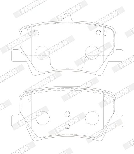 Гальмівних колодок комплект VOLVO XC40, FERODO (FDB5157) Гальмівних колодок комплект VOLVO XC40, FERODO (FDB5157)
