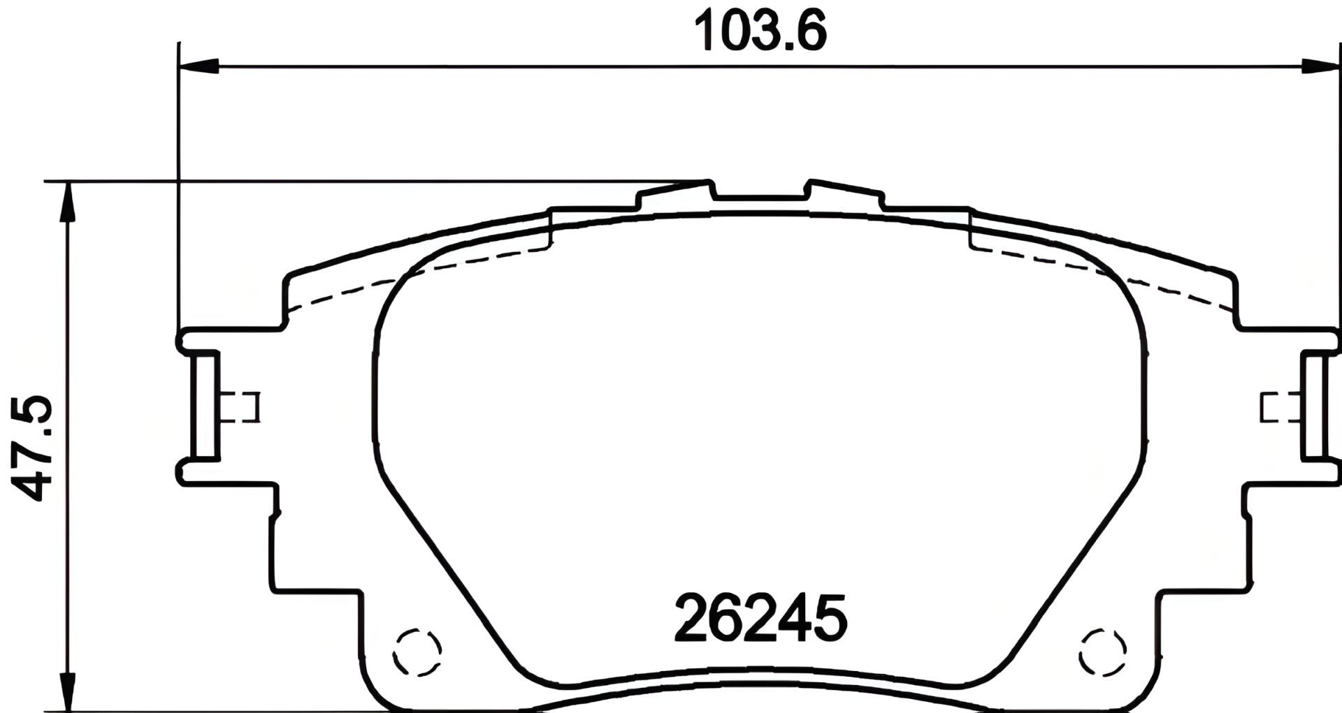 Комплект гальмівних колодок TOYOTA YARIS, TOYOTA COROLLA, NISSHINBO (NP1181) Комплект гальмівних колодок TOYOTA YARIS, TOYOTA COROLLA, NISSHINBO (NP1181)