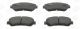 Тормозной комплект колодок для SUZUKI KIZASHI, NISSAN X-TRAIL, NISSAN JUKE, CHAMPION (573379CH)