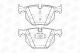 Комплект гальмівних колодок BMW X5, BMW X6, CHAMPION (573744CH)