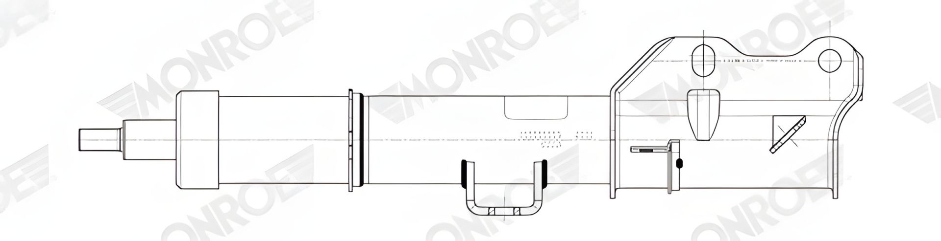 Амортизатор для MERCEDES-BENZ VITO та MARCO, MONROE (G8820) Амортизатор для MERCEDES-BENZ VITO та MARCO, MONROE (G8820)