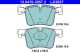 Комплект тормозных колодок BMW 2, BMW 4, BMW 3, ATE (13047038572)